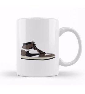 Air Jordan 1 Travis Scott Astroworld Kupa Bardak Porselen