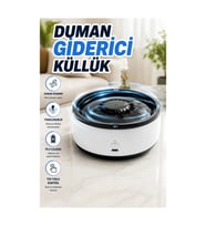 Sensörlü Elektronik Küllük – Duman ve Koku Giderici Çıkartılabilir Tepsili Pilli