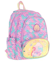 Kaukko Kids Üç Gözlü (Kız Çocuk) Okul Sırt Çantası (Denizkızı Nakışlı ve Baskılı) - L5225