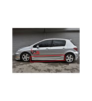 PEUGEOT 307 MARŞPİYEL SAĞ SOL TAKIM FİBERGLASS BOYASIZ