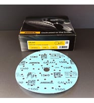 MIRKA ZIMPARA EPOKSİ REÇİNE TEKNE MOBİLYA GALAXY SERİSİ 1500 KUM CIRTLI 150 MM  50 ADET (Turkuaz)