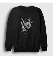Presmono Unisex Siyah Nail Oyun Hollow Knight Sweatshirt 492477tt