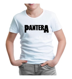 Pantera - Logo Beyaz Çocuk Tshirt