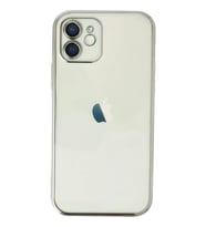 iPhone 12 Kılıf Razer Lensli Silikon - Gümüş