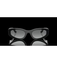 Vogue Unisex Güneş Gözlüğü - Geometrik/İrregüler Form Siyah Kemik Çerçeve Gri Degrade Cam 0VO5585S