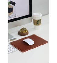 Guard Dikiş Detaylı Taba Deri Mouse Pad 26 x 20 - GRD2403XW22321 (Renksiz)