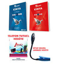 Limit Yayınları 2024-2025 Müfredat 10 Kimya Konu Anlatımı + Soru Bankası Geliştirici Mega Set Video Çözümlü (Çok Renkli)