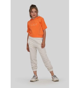 Miniğimin cicileri 7-14 yaş beautiful jogger pantolon ve kapüşonlu crop