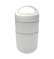 304 Çelik Çift Katlı 680 ml Yemek Mama Saklama Kabı cin416by