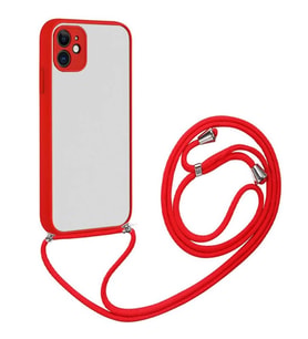 ALLY iPhone 12 6.1 Askılı Koruyucu Silikon Kılıf-(5775) - SSSSSS7104-8230