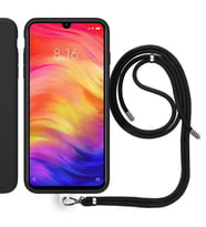 Xiaomi Redmi Note 7 İp Askılı Silikon Kılıf Siyah