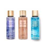 Victoria's Secret Vıctorıa's Secret Bare Vanilla-Midnight Bloom-Aqua Kiss Vücut Spreyi Üçlü Set
