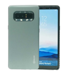 Galaxy Note 8 Kılıf Roar Rico Hybrid Case (Koyu Gri)