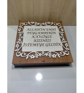 Kız isteme çikolata kutusu