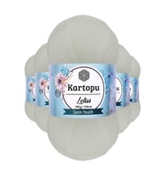 5 Adet Lotus Bikini Büstiyer Bluz Örgü İpi K010 Beyaz
