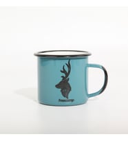 FreeCamp Campers Emaye Mug 350ml-MAVİ