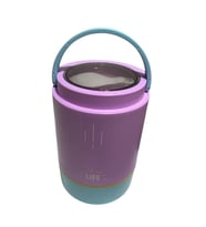 VAGONLİFE PASLANMAZ ÇELİK KULPLU TAŞINABİLİR 3 BÖLMELİ SİLİNDİR YEMEK KABI - LUNCH BOX VGN1266 900ML