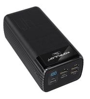 A21S LCD Göstergeli Powerbank 40000 mAh Konfulon Hızlı Şarj Power Station (Siyah)