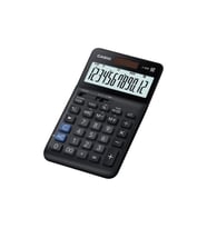 Casio J-120F 12 Hane Masaüstü Hesap Makinesi (Siyah)