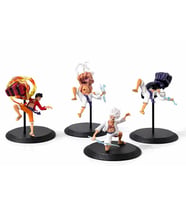 Anime One Piece Luffy Figürü 4'lü Set Alk5275