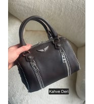 Z&V Kadın AA+ Kalite Xs Speedy El ve Omuz Çantası (Kahverengi)