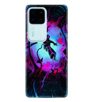 Vivo V30 Kılıf Silikon Desen Özel Seri Astronot Attack 1702