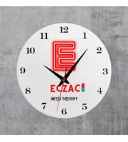 Eczacılara Özel Cam Duvar Saati