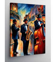 Kanvas Tablo Caz Jazz Müzik Temalı
