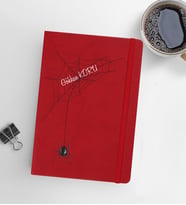 Kişiye Özel 13x21 Kırmızı Defter-9
