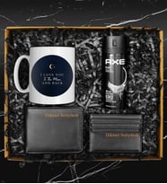 Sevgililer Gününe Özel Tasarım Kupa & Cüzdan & Kartvizitlik & Axe Erkek Deodorant