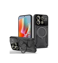 Xiaomi Redmi Note 13 Pro 4g Kılıf Joy Lens Standlı Kapak - Siyah