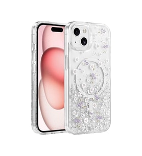 İphone 14 Misk Simli Kapak - Desen 2