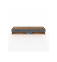Hyperion TV Ünitesi 4 Çekmeceli  220x44x51 Çam-Çam/Antrasit