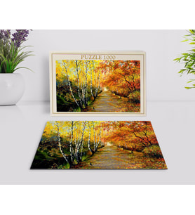 BK Home Yağlıboya Tasarımlı 1000 Parça Profesyonel Puzzle-22