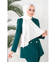 Ekru Harem Scarf İncila Şal