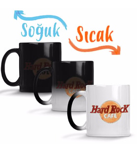 Hard Rock Cafe Sihirli Kupa Bardak Porselen