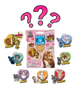 Cool Things Kitty Club Gold Edition - 3D Sürpriz Figür Paketi