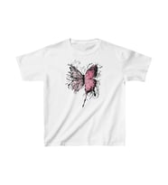 Çocuk Kız Baskılı T-Shirt - Beyaz