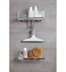 Beyaz, Büyük Çekçek Tezgah Üstü ve Cam Çekpası 34x21cm