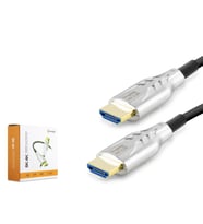 Fiber Optik Hdmi 2.1 Kablo 8K Uhd 60 Hz Od 8.0 Mm 20 M - Siyah Gri Hdx2049