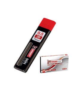 Mikro 75 mm 2b Uç 0.5 mm (1 Paket 24 Tüp Uç)