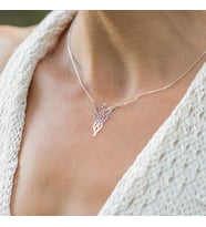 Kişiye Özel Yüzüklerin Efendisi Evenstar Arwen Kolye 925K Gümüş