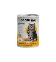 Foodline Tavuklu Yetişkin Kedi Konservesi 400 Gr