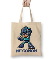 Mega Man Pixel Character Bez Çanta Uzun Saplı