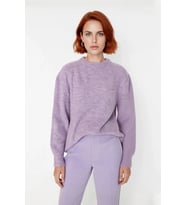 Kadın Basic Oversize Bisiklet Yaka Uzun Kol Triko Kazak Günlük Konforlu Şık Kışlık Giyim Kaliteli