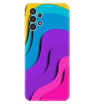 Samsung Galaxy M14 Kılıf Silikon Desen Özel Seri Renk Cümbüşü 1631