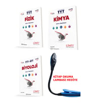 Limit Yayınları 2024-2025 Müfredat TYT F-K-B  Soru Bankası Yeni Nesil Tamamı Video Çözümlü Full Set (Çok Renkli)