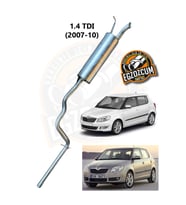 Skoda Fabia 1.4 TDI arka susturucu borulu egzoz arka eksoz (2007-10)