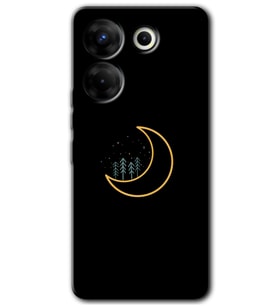Tecno Camon 20 Pro 4G Kılıf HD Desen Baskılı Kılıf - İyi Geceler