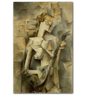 Cakatablo Girl with a Mandolin 1910 by Pablo Picasso MDF Tablo